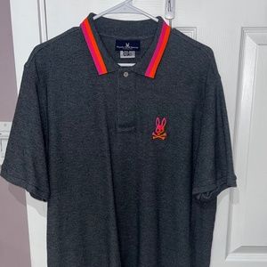 Original Deep gray  Psycho Bunny Polo size 7